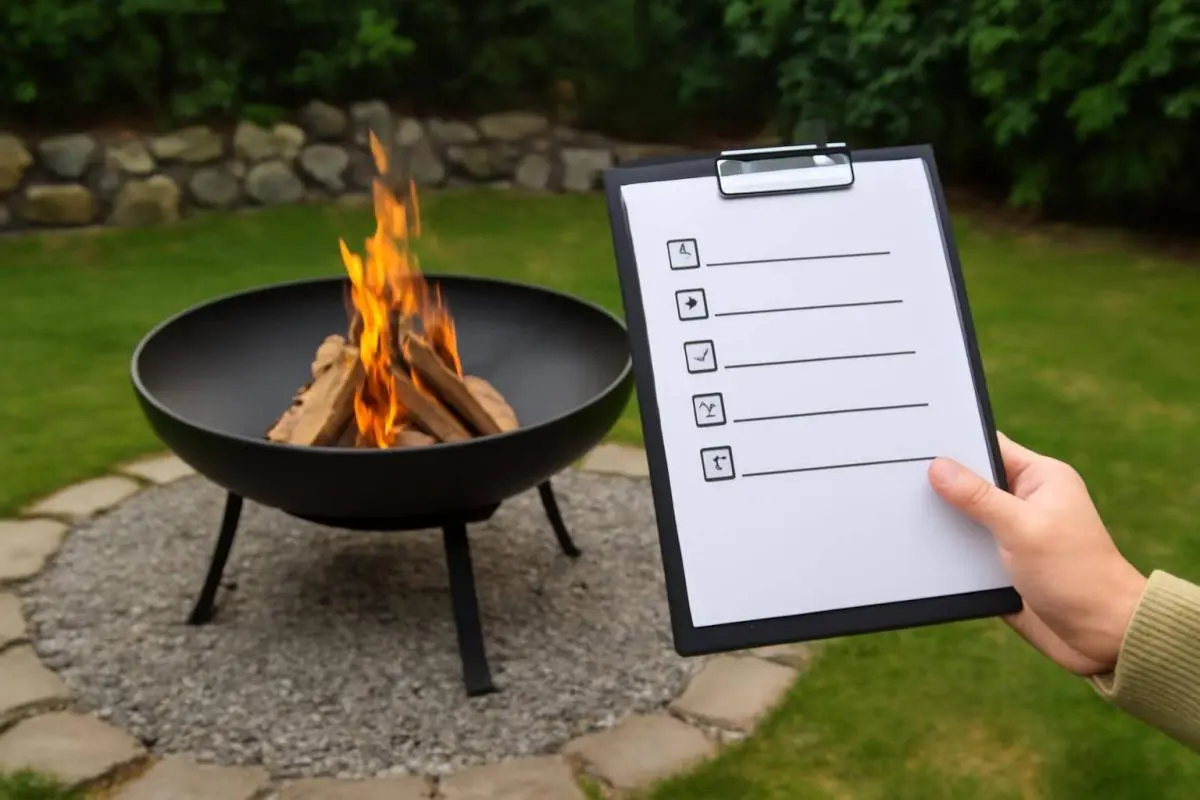 Checkliste: Sikker og lovlig DIY bålplads – før du tænder første gang - Inden du tænder det første bål i din nye bålplads eller dit hjemm...