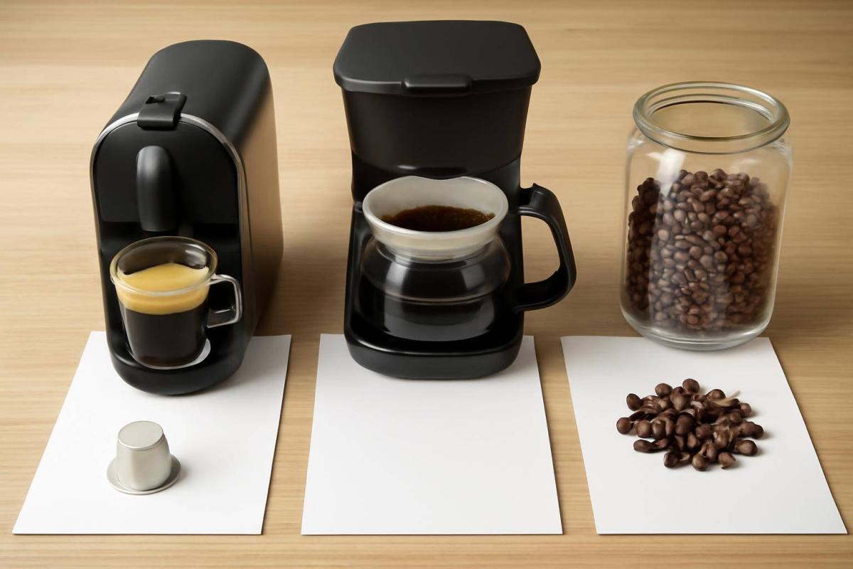 Direkte sammenligning: Kapselkaffe vs. filterkaffe vs. bønner (økonomi) - For at sætte det hele i perspektiv kommer her et samlet sammenlignings...
