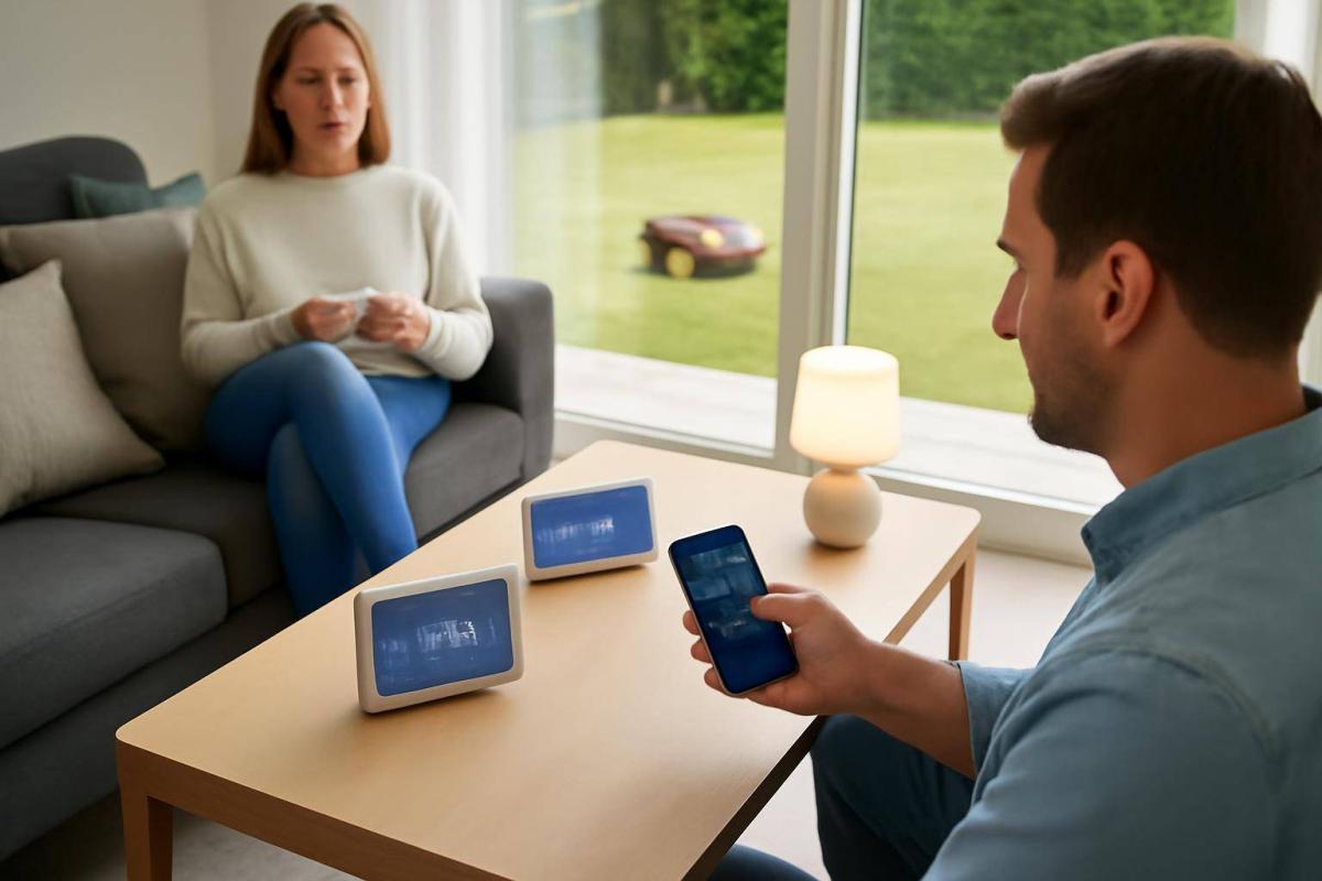 Realistiske hverdags-scenarier: Sådan bruger rigtige danskere smart home + robotplæneklipper - For at gøre alle de tekniske muligheder mere konk...