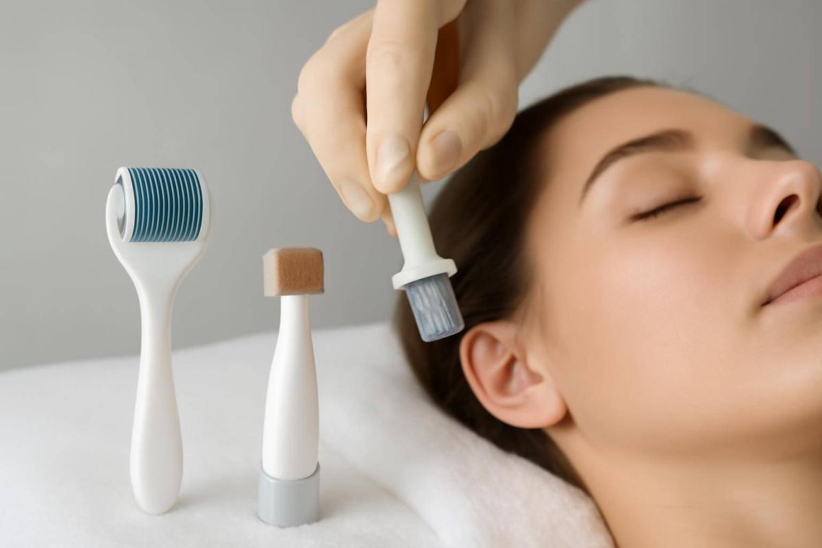 Andre microneedling-metoder: Dermastamp, rollers i klinik m.m. - Ud over klassisk dermaroller og dermapen findes der også andre microneedling-meto...