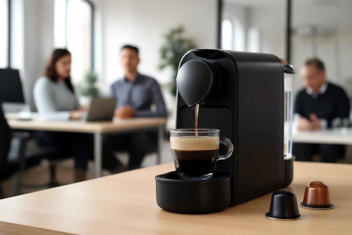 Kapsel kaffemaskine til kontor: Sådan vælger du rigtigt til arbejdspladsen - På kontoret er kaffe en del af hverdagskulturen, og en velfungerend...