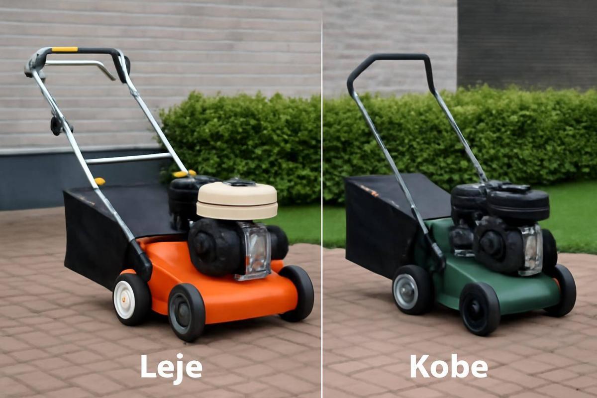 Totaløkonomi: Leje plænelufter vs købe egen maskine - - Professional illustration and visual guide