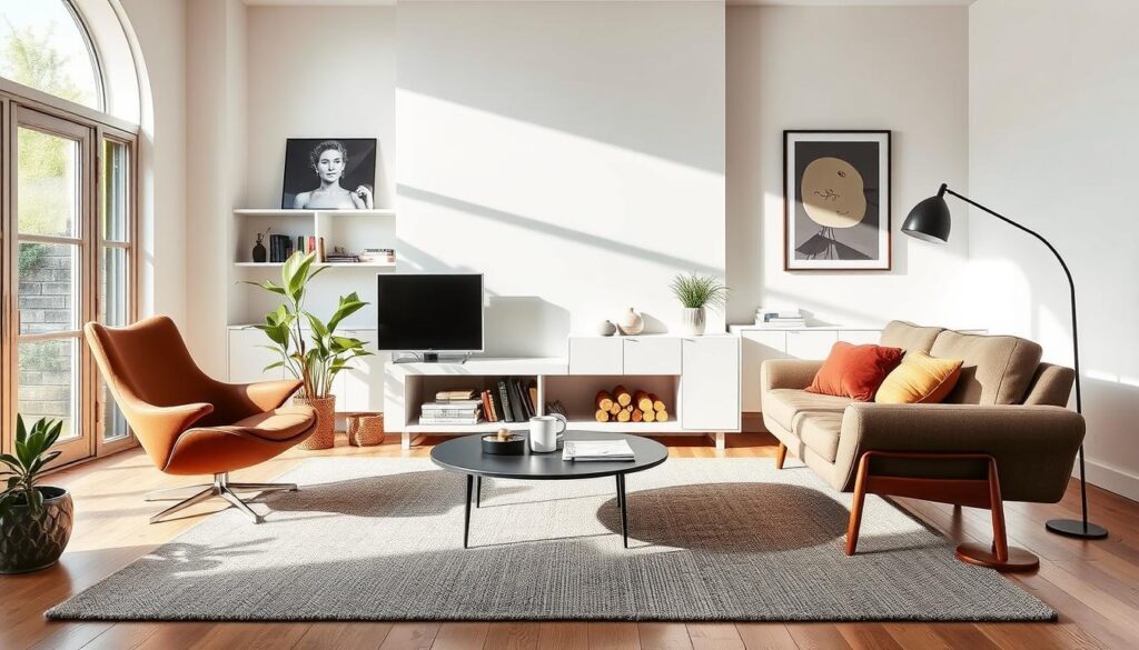 boligindretning med designermøbler