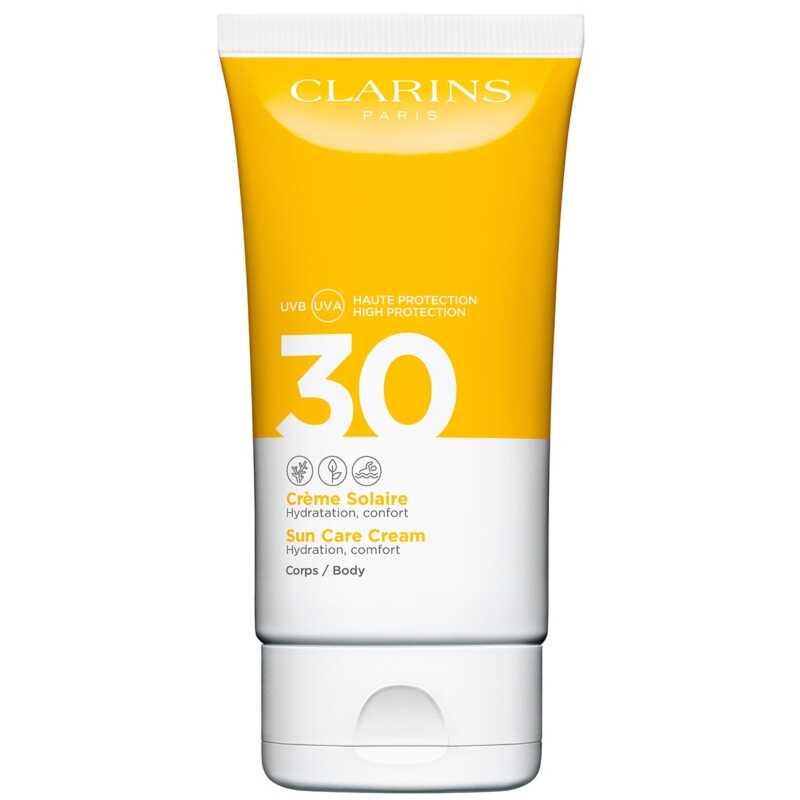 10. Clarins Sun Care Cream Body SPF 30