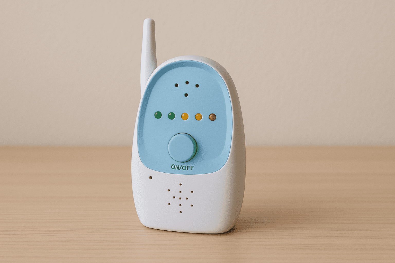 babyalarm som står på et bord