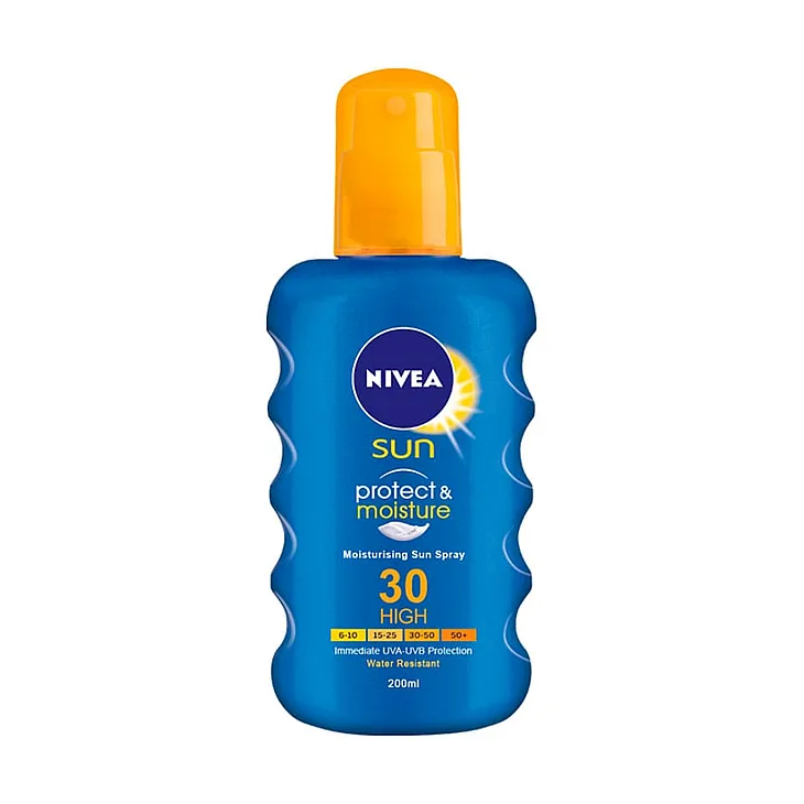 8. Nivea Sun Protect & Moisture Sun Spray SPF 30